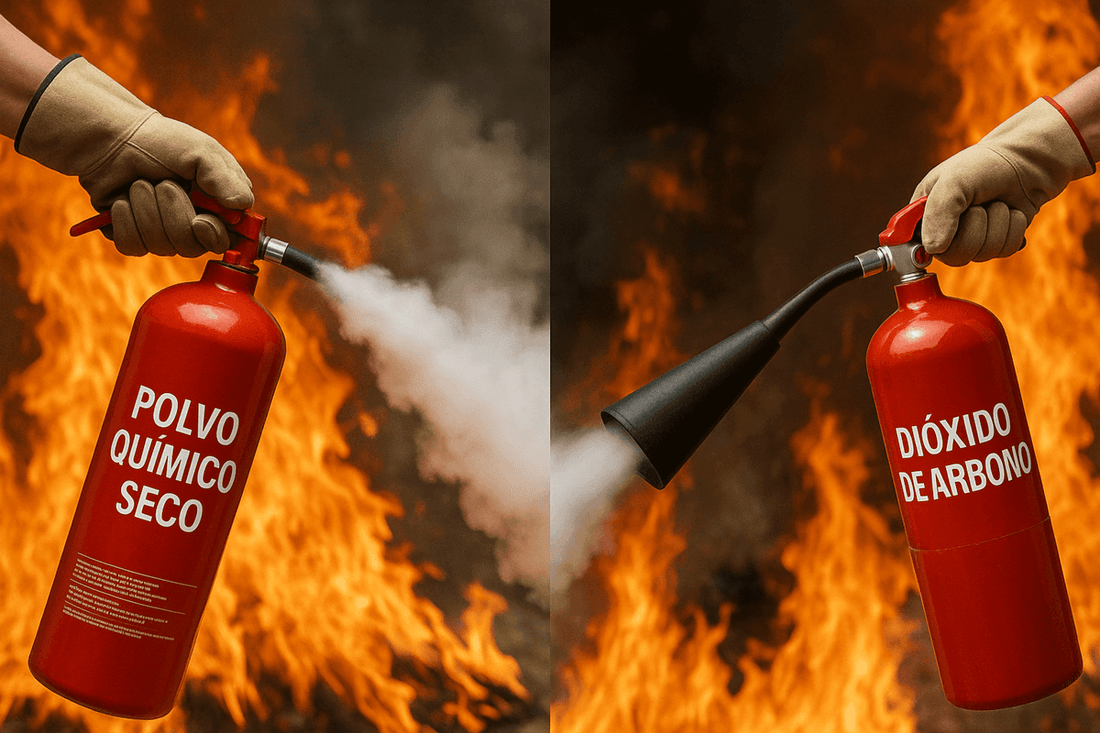 Extintores PQS vs CO₂: ¿Cuál necesita tu empresa?