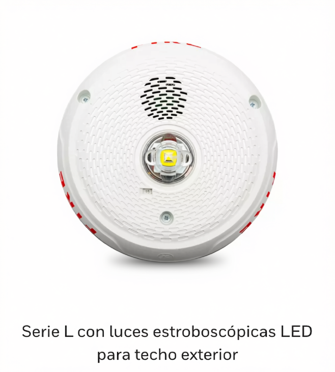 SIRENAS, BOCINAS Y ESTROBOSCOPIOS DE TECHO SYSTEM SENSOR SERIE L