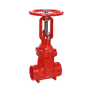 VÁLVULA DE COMPUERTA OS&Y RANURADA UL/FM 4", 6" Y 8"