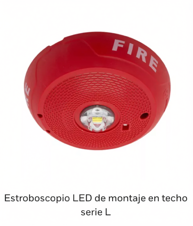 SIRENAS, BOCINAS Y ESTROBOSCOPIOS DE TECHO SYSTEM SENSOR SERIE L