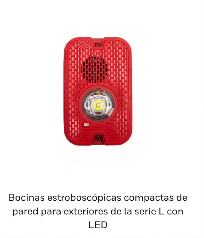 SIRENAS, BOCINAS Y ESTROBOSCOPIOS DE PARED SYSTEM SENSOR SERIE L