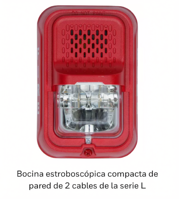 SIRENAS, BOCINAS Y ESTROBOSCOPIOS DE PARED SYSTEM SENSOR SERIE L