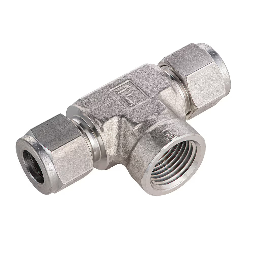 ACOPLE EN TEE DE DERIVACIÓN NPT HEMBRA TUBING OD SERIE A-LOK