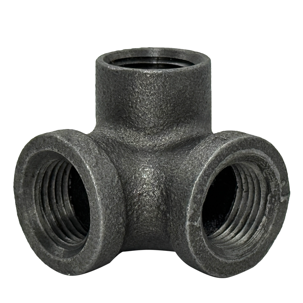 CODO RINCÓN DE ACERO NEGRO 150 PSI 1/2" A 1"