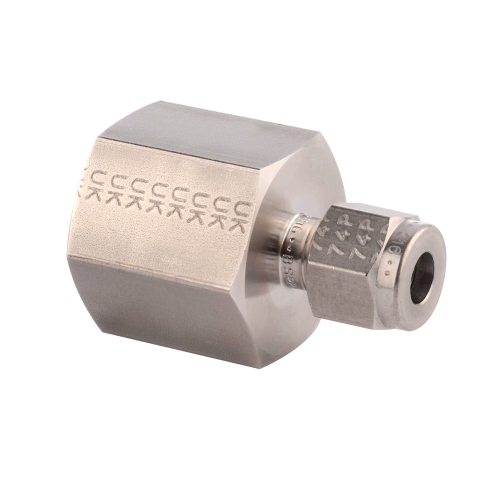 CONECTOR HEMBRA NPT A-LOK DOBLE FÉRULA PARA TUBING