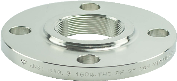 BRIDA ROSCADA EN ACERO INOXIDABLE 304/316