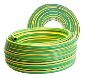MANGUERA RURAL FLEXIBLE AMARILLA, CRISTAL Y VERDE 1/2" A 10"