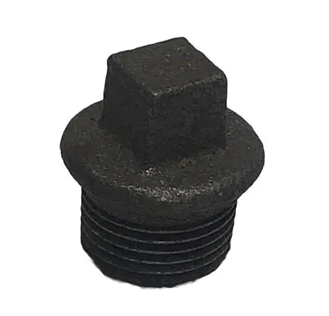 TAPÓN MACHO DE ACERO NEGRO 150 PSI 1/8" A 4"