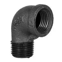 CODO NIPLE 90° DE ACERO NEGRO 150 PSI 1/8" A 4"