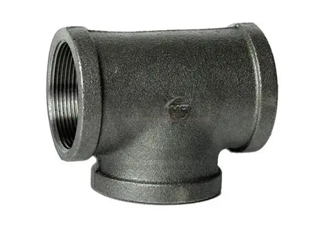 TEE DE ACERO NEGRO 150 PSI 1/8" A 6"
