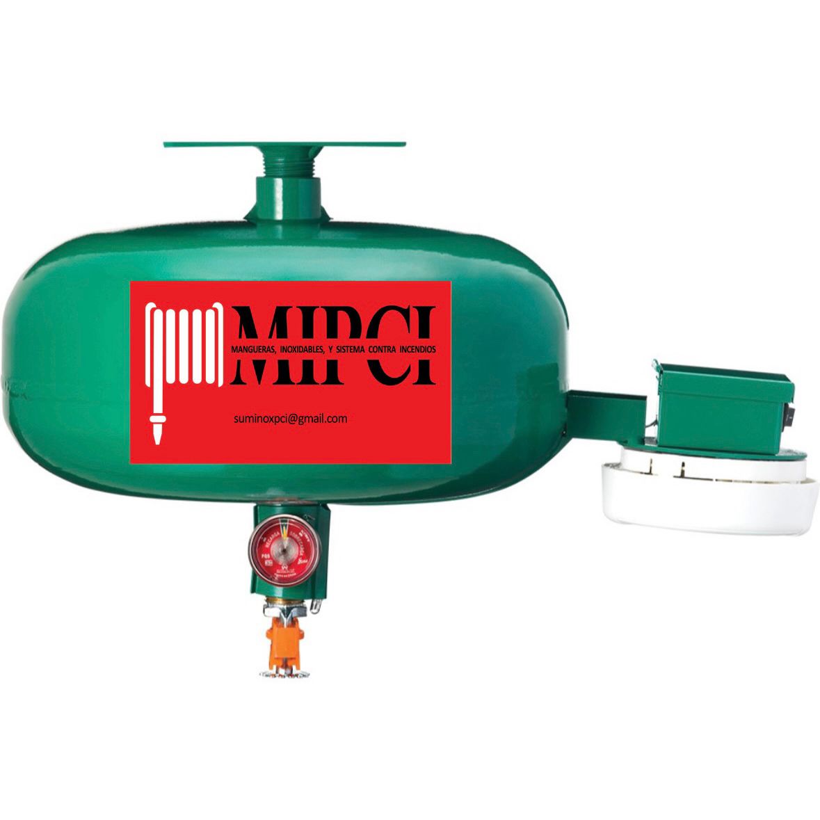 EXTINTOR AUTOMÁTICO CON DETECTOR AGENTE LIMPIO