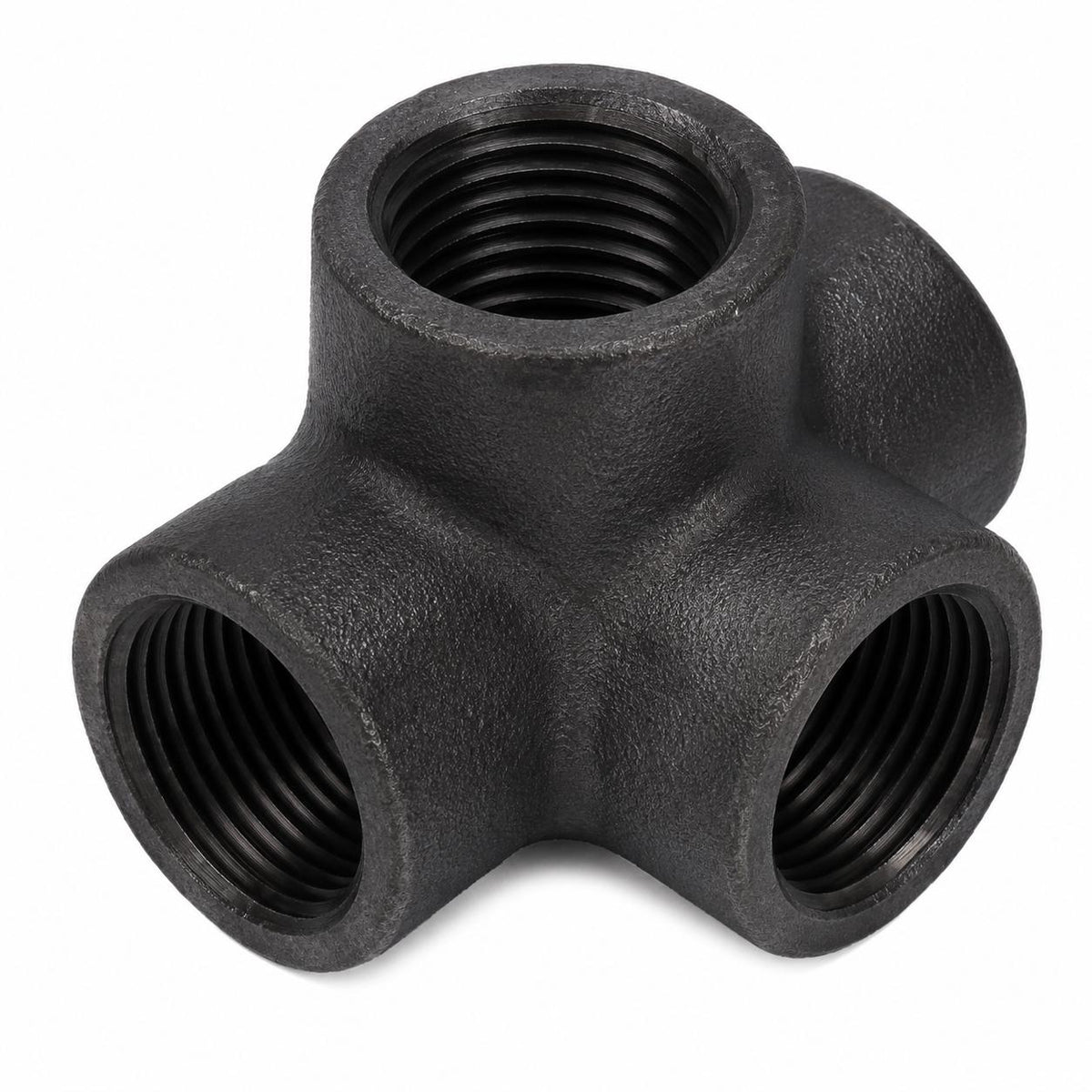 TEE RINCÓN DE ACERO NEGRO 150 PSI 1/2" A 2"