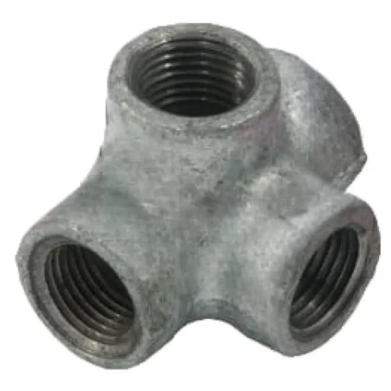 TEE RINCÓN GALVANIZADO 150 PSI 1/2" A 2"